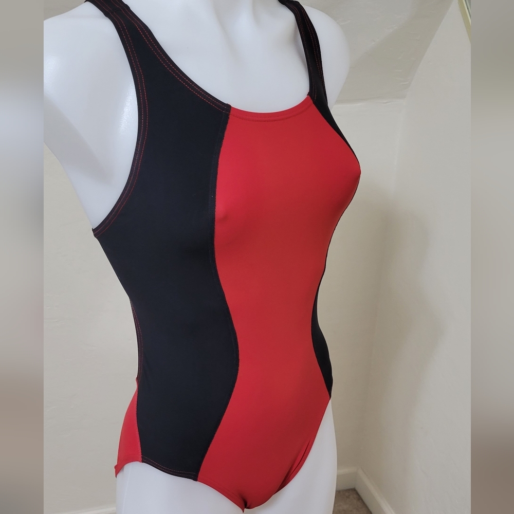 Dolfin Colorblock Panel Swimsuit